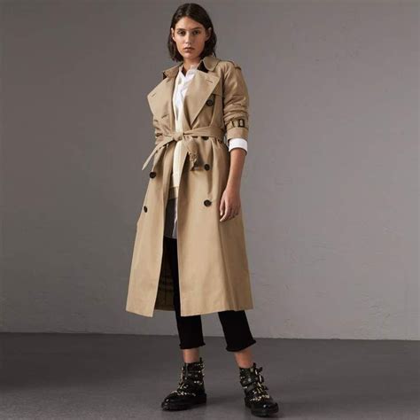 extra long trench coat.